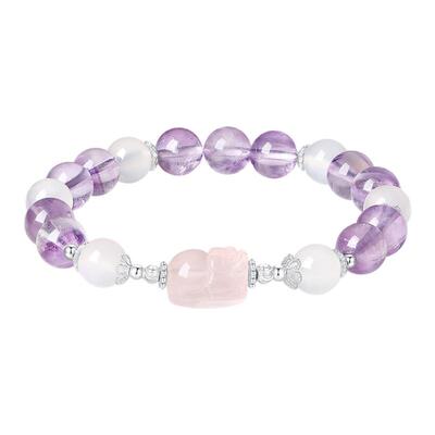 【生日礼物】周大生紫水晶手串