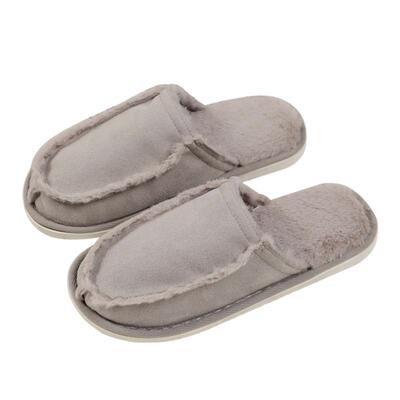 皮毛一体家居拖鞋秋冬情侣情侣