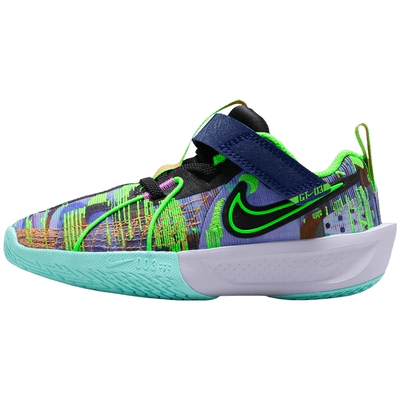 优购NIKE耐克小童G.T. CUT 3魔术贴运动训练篮球鞋HV2244-400