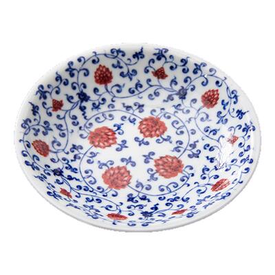 青花瓷壶承景德镇蓄水陶瓷壶托底座藤编养壶垫茶道零配茶具干泡盘