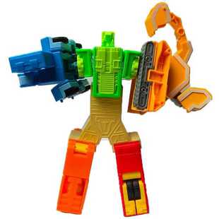 数字字母变形玩具儿童益智机器人26个英文abcd金刚恐龙机甲男孩