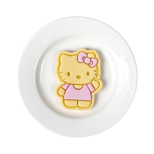helloKitty猫卡通饼干模具可爱kitty猫曲奇模具按压式diy烘焙工具