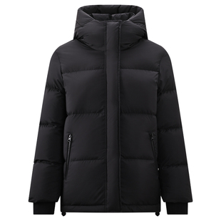 【三防】库恩玛维黑色连帽羽绒服女2025年冬季新款95白鸭绒外套