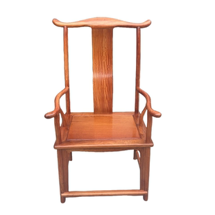 缅甸花梨木大官帽椅大班椅子办公凳大板凳四出头红木家具大果紫檀