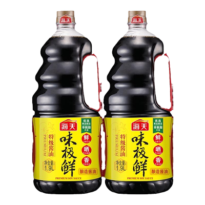 海天酱油味极鲜酱油特级生抽