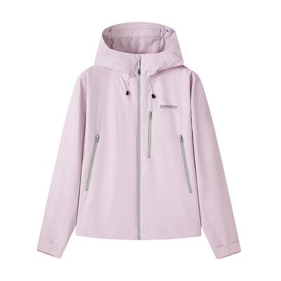 outdoor products 加州云雀新款户外防泼透湿轻量冲锋衣外套女