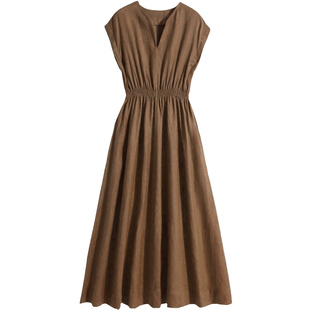 【风华】璐丝百丽连衣裙女夏季2026新款轻奢高级感裙子短袖优雅