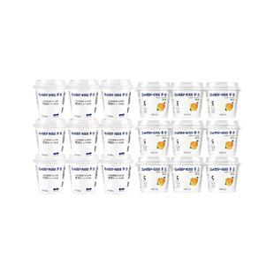 【下拉领淘金币更优惠】卡士酸奶原味100g*9+黄桃果粒100g*9杯