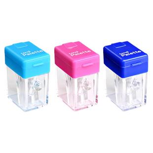 日本uni三菱铅笔卷笔刀DPS-101PLT多色转笔刀便携美术生文具Palette系列小学生素描9800专用小型卷笔刀旗舰店