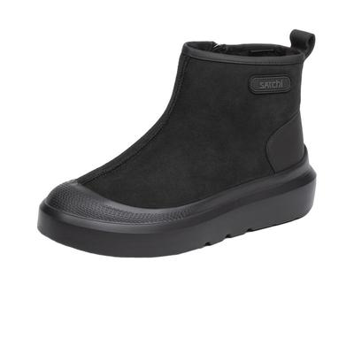 沙驰冬季羊皮毛一体保暖雪地靴