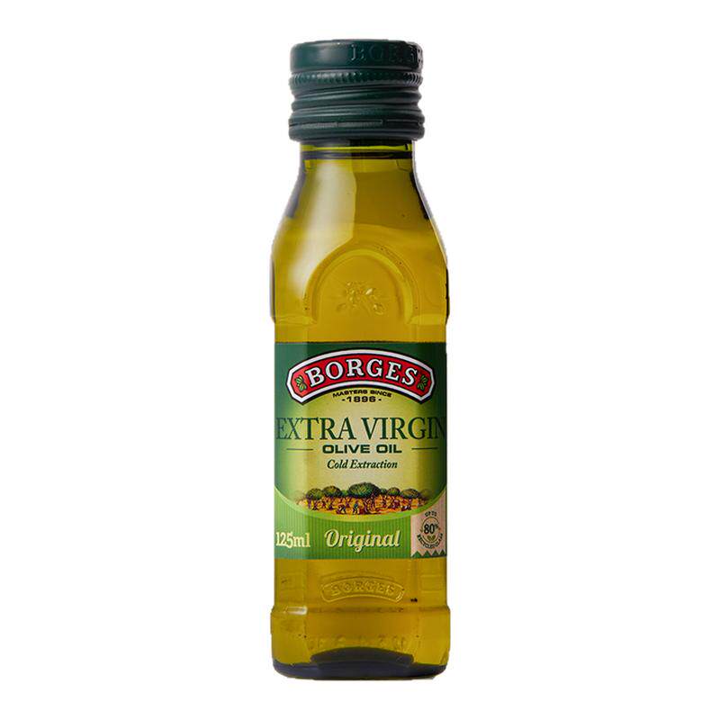 Borges/伯爵西班牙原装进口家用炒菜特级初榨食用橄榄油瓶装125ml