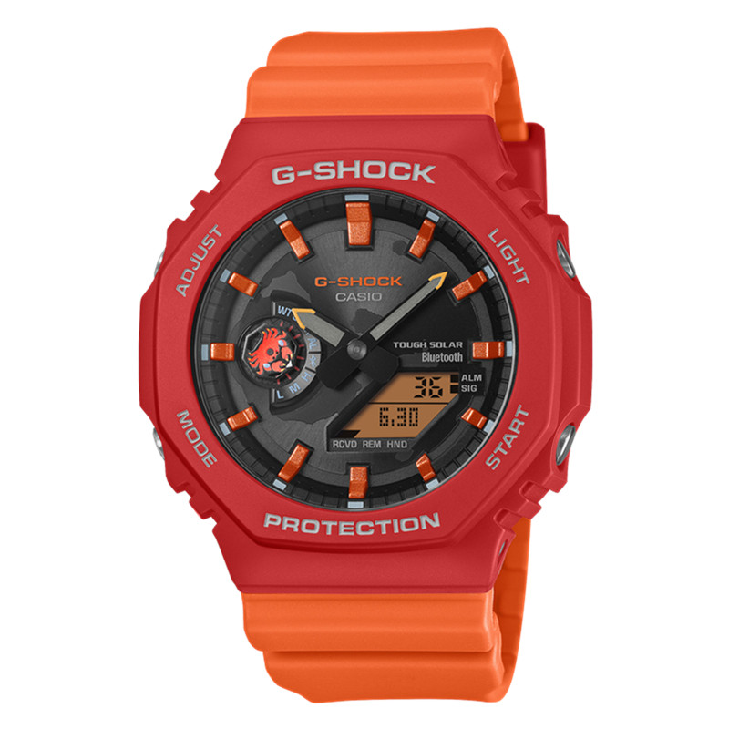 卡西欧手表男G-SHOCK达尔文基金会联名款情人节礼物GA-B2100DF