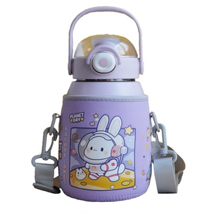 Vanow大肚杯套保温杯套保护套女儿童学生高颜值水壶水杯套 1200ml