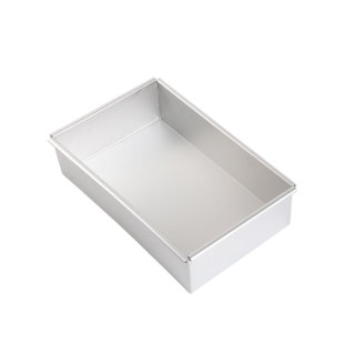 长方形活底戚风蛋糕模具铝合金方形古早蛋糕慕斯提拉米苏烘焙模具