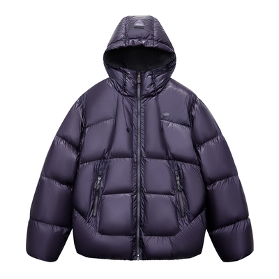 防风防水连帽轻量化面包服羽绒服