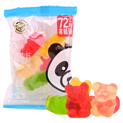 徐福记花心熊果汁橡皮糖