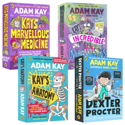 Adam Kay Henry Paker 亚当凯 凯叔爆笑医学系列 凯的解剖学 凯的神奇医学 10岁儿科医生 幽默科普读物 英文原版进口儿童图书