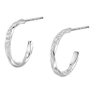 卡蒂罗星轨耳环925银轻奢小众设计感耳饰耳钉生日礼物送闺蜜女友