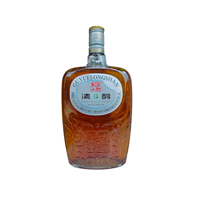 古越龙山清醇3年黄酒特型半干型10度正宗绍兴老酒1L*6瓶整箱包邮