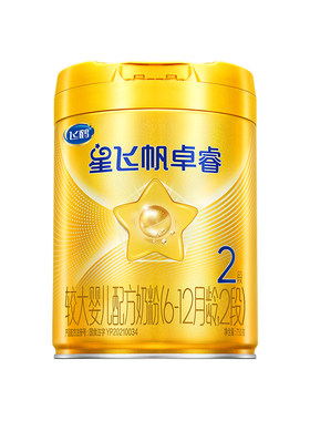 飞鹤卓睿HMO升级二段奶粉750g*4