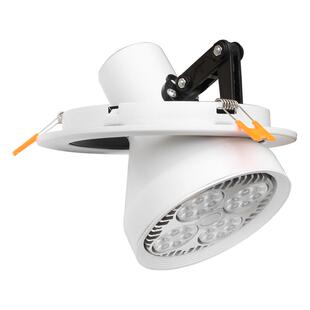 超亮象鼻灯par30射灯店铺40w孔灯35w万向调节led天花灯商用嵌入式