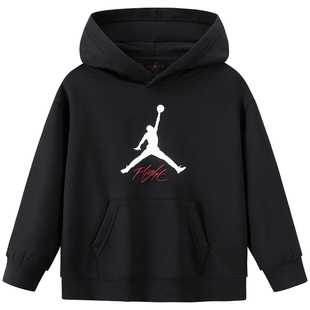 Jordan儿童装男童加绒卫衣2025新款中大童女童长袖上衣JD2532260