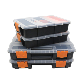 零件盒分类盒收纳盒塑料格子整理盒可拆卸分格盒子五金工具元件盒