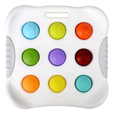 宝宝手抓练习按压泡泡