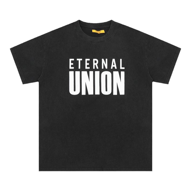 正确版FEAR OF GOD×Union永恒联名会展ETERNAL短袖重磅做旧T恤