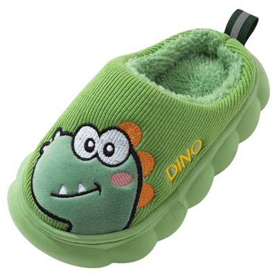 2025新款儿童棉拖鞋加绒加厚保暖