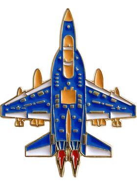 八一建军节航空飞机模型胸针军事