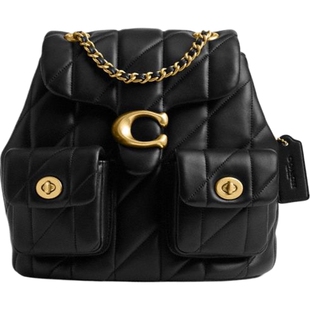 COACH/蔻驰女士菱格纹绗缝TABBY双肩包背包斜挎包高级感