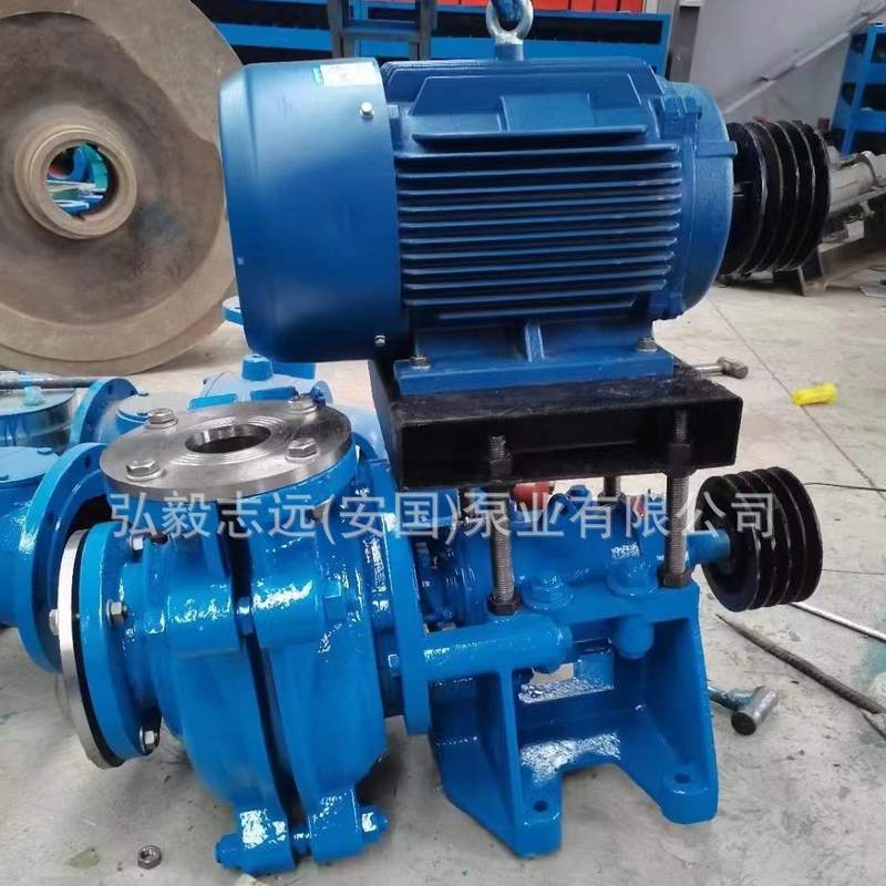 卧式渣浆泵6/4D吸沙泵抽泥浆泵卧式高铬合金大型抽沙机耐磨抽水泵