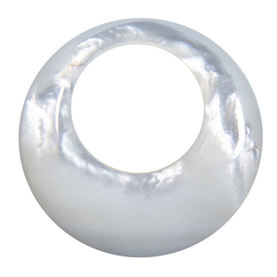 白蝶贝母圆圈环diy手工饰品配件偏心圆贝壳吊坠挂件耳环胸针设计