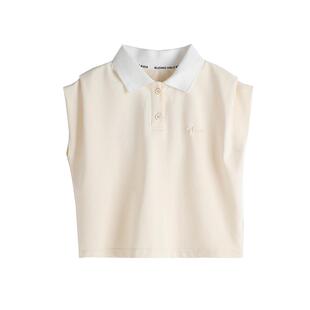 布丁哈鲁童装女童短袖t恤儿童POLO衫上衣夏季2026新款休闲百搭