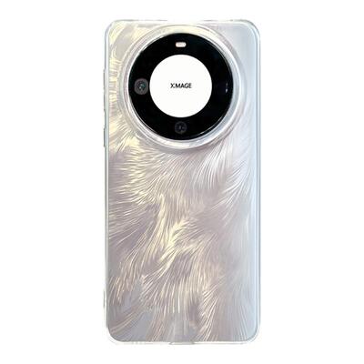 适用华为mate60pro手机壳渐变