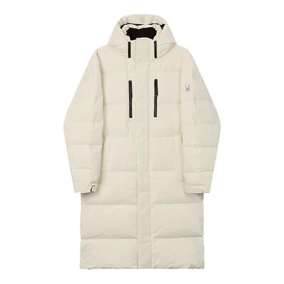 SPYDER蜘蛛加长加厚黑色羽绒服