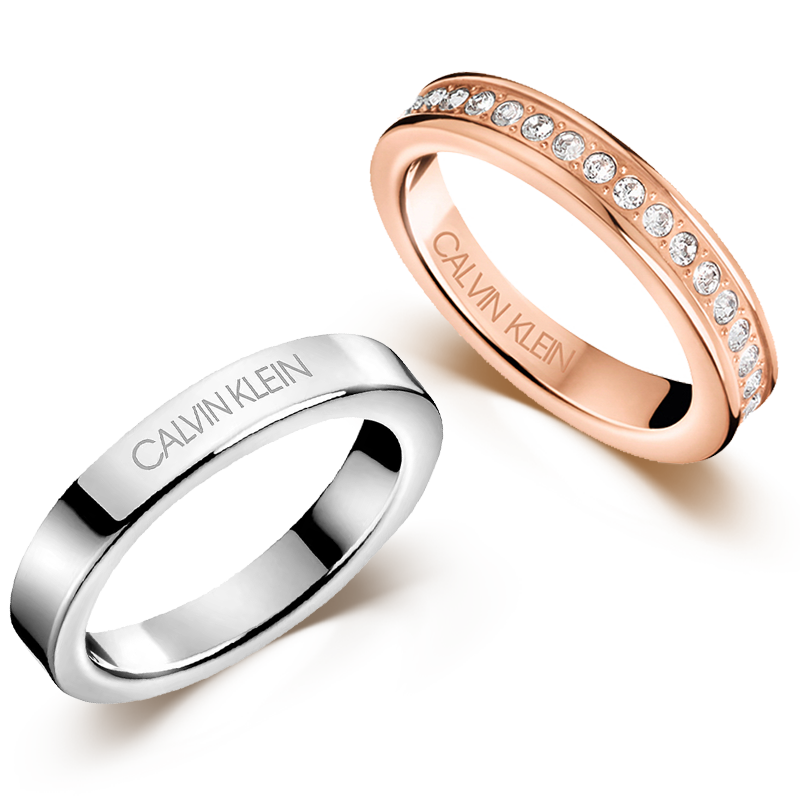 【自营】Calvin Klein/凯文克莱官方正品ck戒指满天星情侣对戒