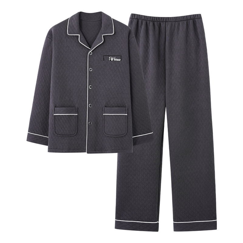 春秋长袖开衫家居服套装