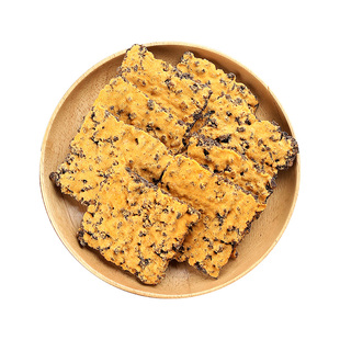 黑金蟹黄锅巴蛋黄黑米肉松糯米网红爆款解馋零食蟹香乌米小袋包装