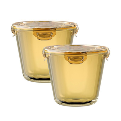 耐高温玻璃汤盒杯形保鲜盒