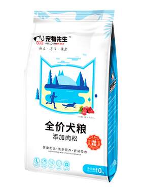 宠物先生全阶段10kg添加肉松