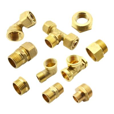 6分1620水管铜接头直弯等径