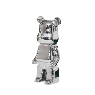 暴力熊摆件电镀陶瓷存钱罐储罐客厅玄关装饰高档轻奢潮玩桌面摆件