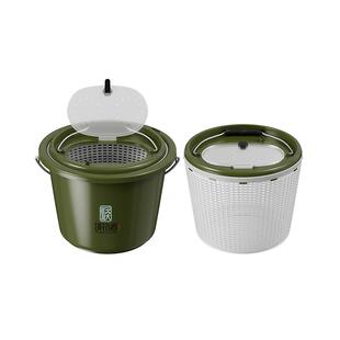 小凤仙境钓者溪流打水桶活鱼桶可折叠路亚多功能野钓手提装鱼水桶