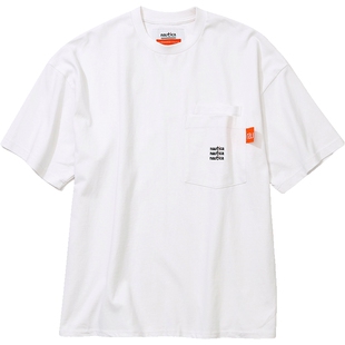 【联名系列】汤本弘通监制 nautica whitesail 中性口袋短袖T恤潮