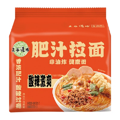 五谷道场非油炸方便面