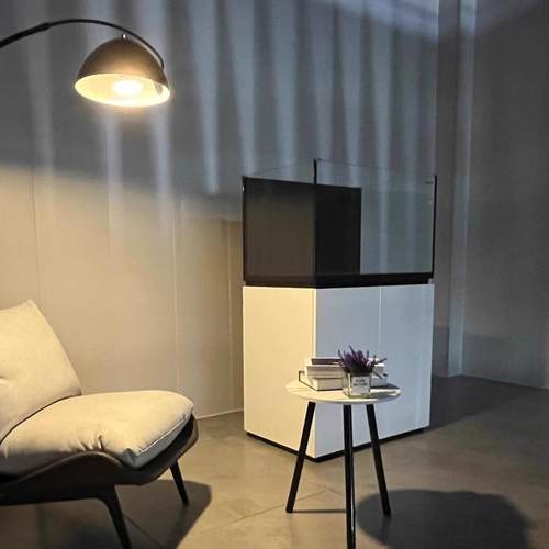 海魔方MP60海水鱼缸超薄溢流超白缸水族箱鱼缸海水底滤缸红海鱼缸