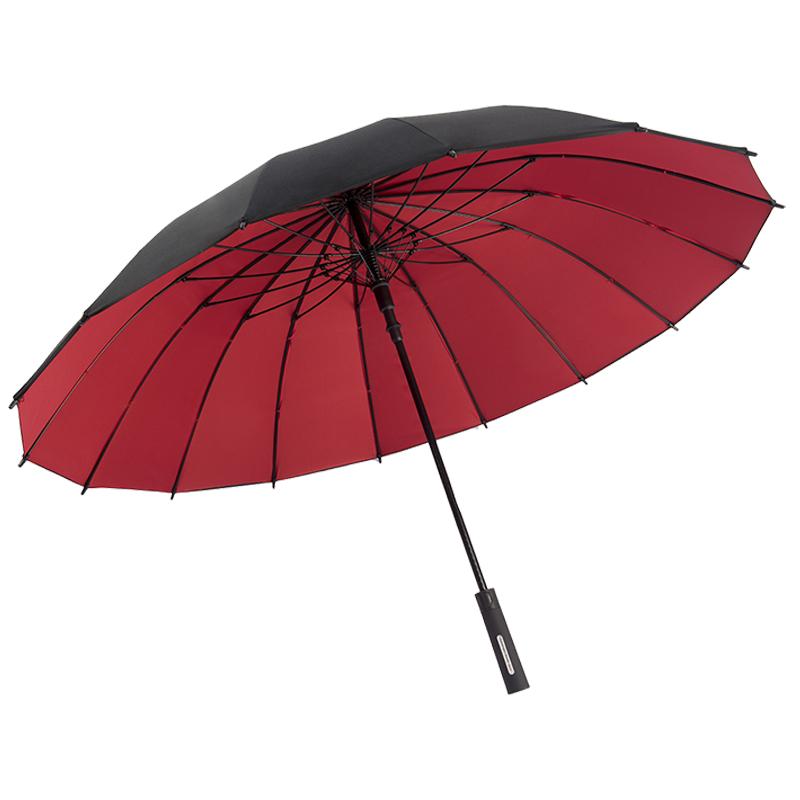 德国超大双层自动雨伞加大加厚加固抗风暴雨专用长柄双人三人男士