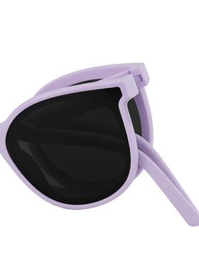 儿童折叠墨镜女款2025新款太阳镜